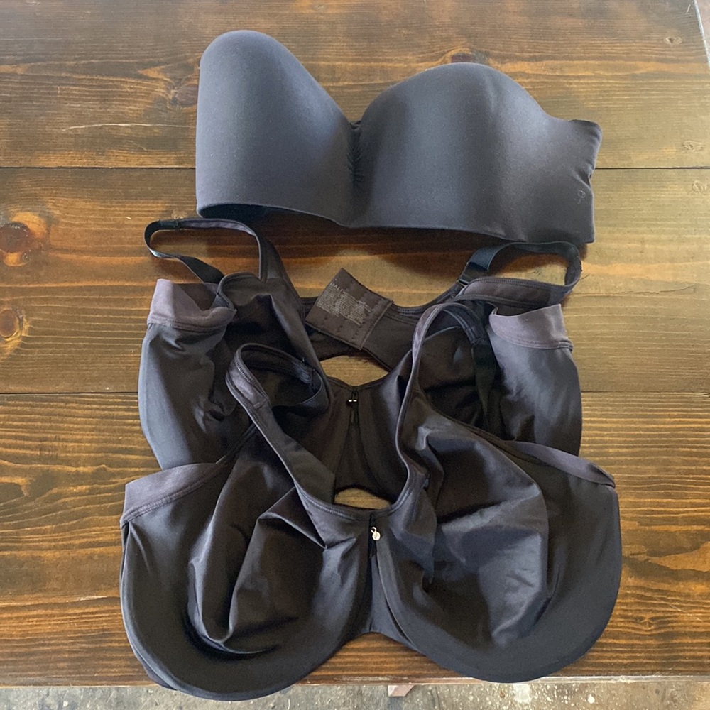 3 Black Bali Bras XL/40DDD